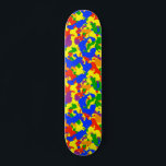 Skate Camuflagem Fundo Camo Arco-Íris<br><div class="desc">Este design pode ser personalizado escolhendo a opção personalizar para adicionar texto ou fazer outras alterações. Se este produto tiver a opção de transferir o design para outro item, ajuste o design para o ajustado, se necessário. Entre em contato comigo em colorflowcreations@gmail.com se desejar usar este design em outro produto...</div>