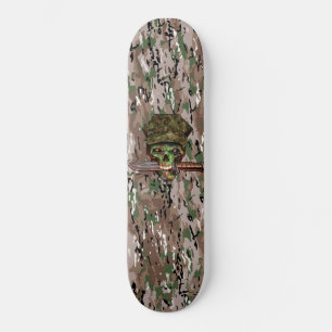 Skate Camuflagem Marinha Zombie Dagger
