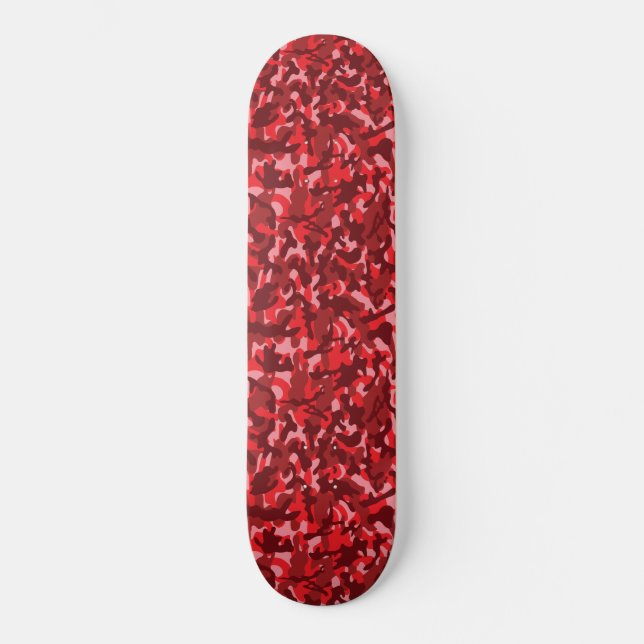 Skate Camuflagem Red Salmon (Frente)