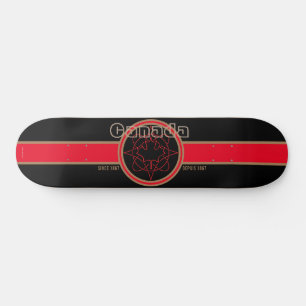 Skate Canadá Desde 1867 (Preto)
