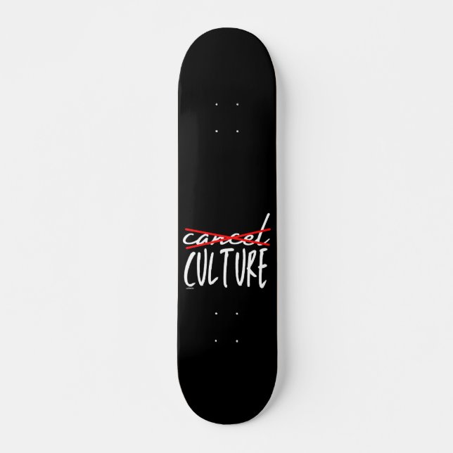 Skate CANCELAR CULTURA CANCELAR sarcasmo engraçado       (Frente)