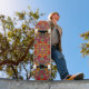 Skate Candy Red Yellow Vintage Kaleidoscope (Outdoor 1)