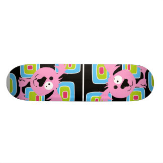 Skate Cão retro cor-de-rosa de Bubblegum