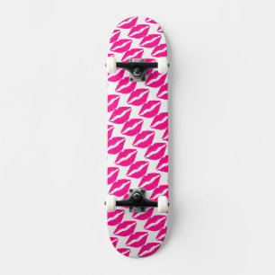 Skate Capa Case-Mate de gravata com padrão de beijos cor