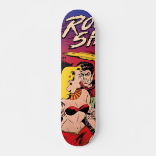 Skate Capa de Quadrinho de Ficção Científica Vintage Fog