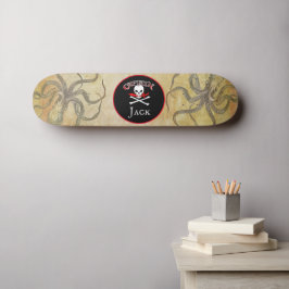 Skate Capitão Pirata Personalizado
