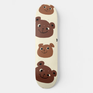 Skate Cara de urso engraçado