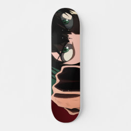 skate - Caráter de livro em quadrinhos