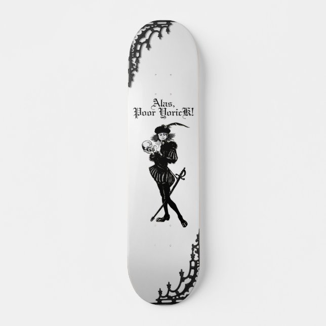 Skate Caricatura de Hamlet (Frente)