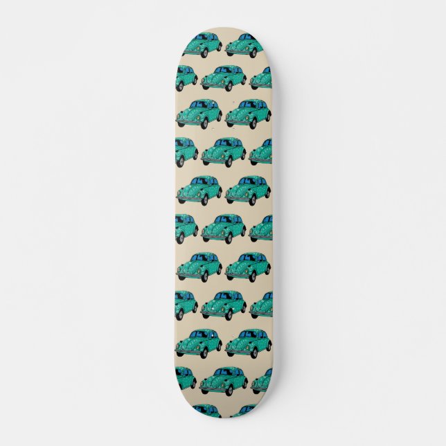 Skate Carro de Boho Azul (Frente)