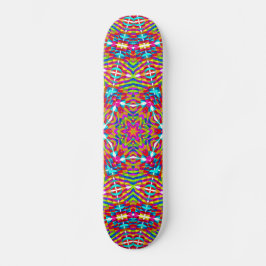 Skate Carrossel Colorido Mandala