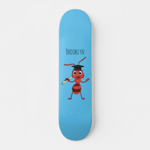 Skate Cartografia de formiga vermelha e bonita
