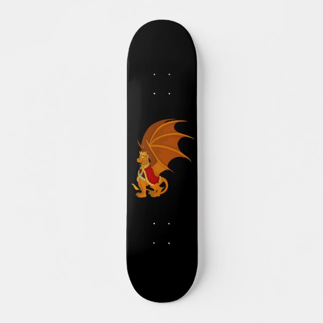 Skate Cartografia do dragão laranja (Frente)