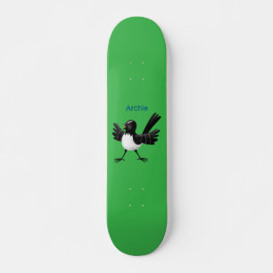 Skate Cartoon australiano Willie Wagtail personalizado