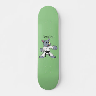 Skate Cartoon bonito rhino kung fu 