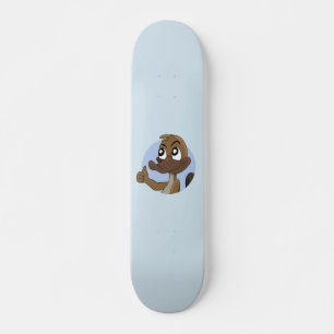 Skate Cartoon de ornitorrinco dando polegar para cima
