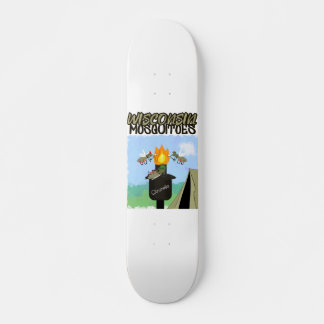 Skate Cartoon de Wisconsin Mosquitos - Camping de Tiki