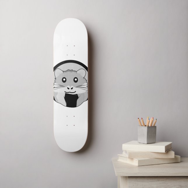 Skate Cartoon Hamster Scarfeed Joy (Arte de parede)