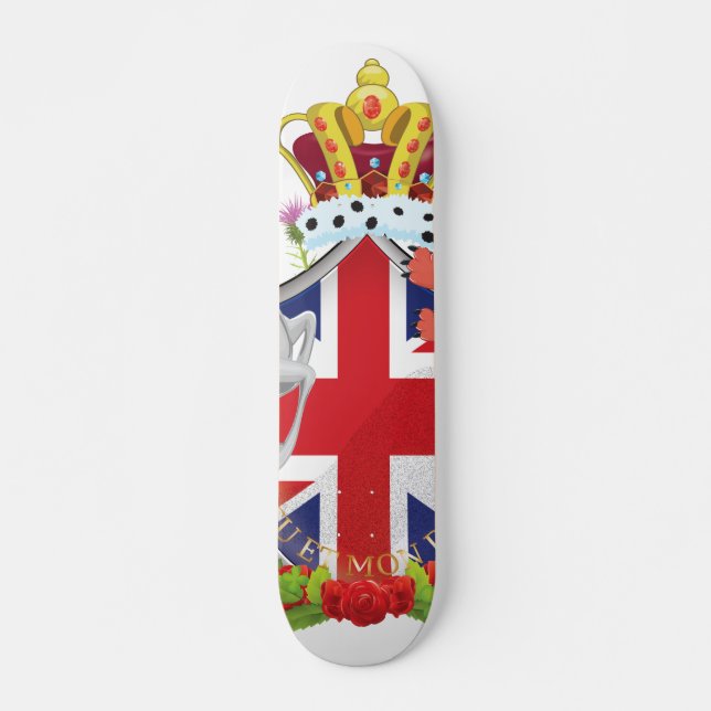 Skate Cartoon Royal Throne Crest (Frente)