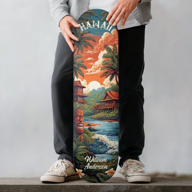 Skate Casa de Praia no Havaí (Hawaii Beach House Skateboard)