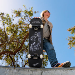 Skate Casal de dança de nome personalizado