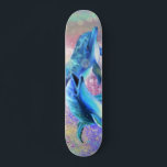 Skate Casal de golfinhos - Amor - Feliz -<br><div class="desc">Casal de golfinhos</div>