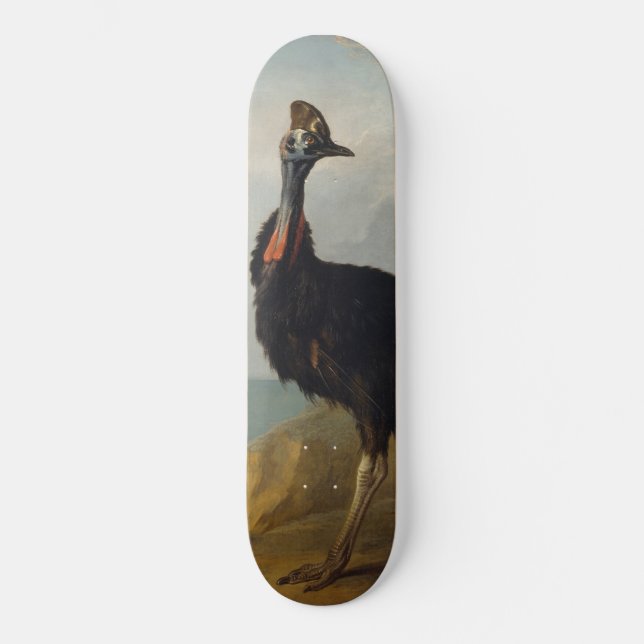 Skate Cassowary (Ave Australiana) (Arte Animal Selvagem) (Frente)