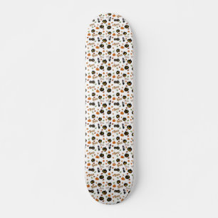 Skate Cat Boo Halloween
