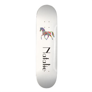 Skate Cavalo do arco-íris - seu nome