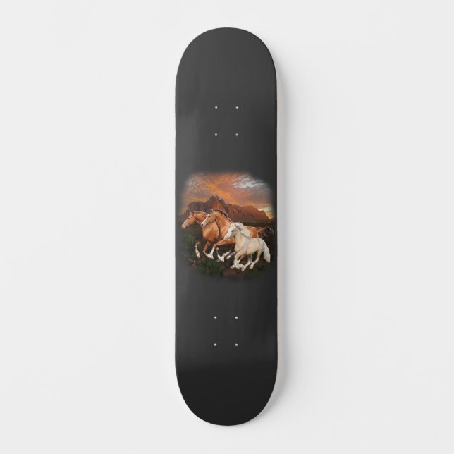 Skate cavalos selvagens do Arizona (Frente)
