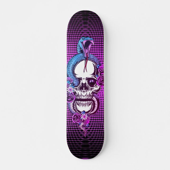 Skate Caveira com Viper (Frente)