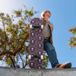 Skate Caveira e Ossos