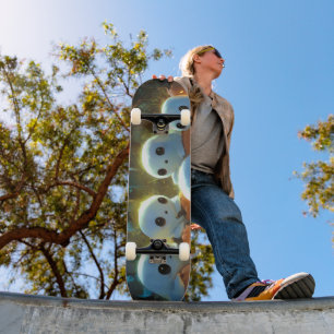 Skate Cemitério Noturno Spooky, Ghost do Dia das Bruxas
