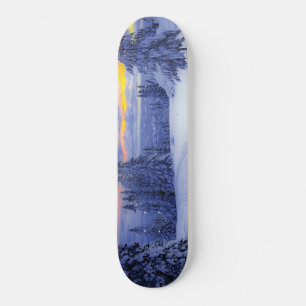 Skate Cenário de inverno