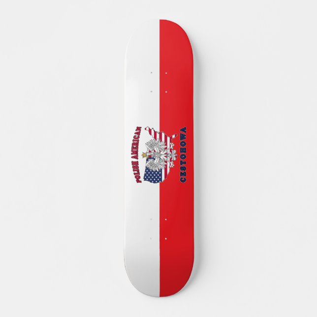 Skate Cestohowa Texas Polonês Americano (Frente)