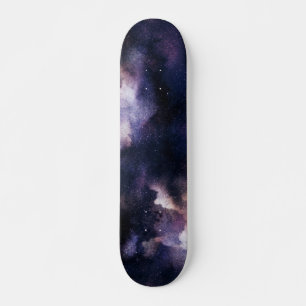 Skate Céu Noturno da Galáxia Cósmica Roxa