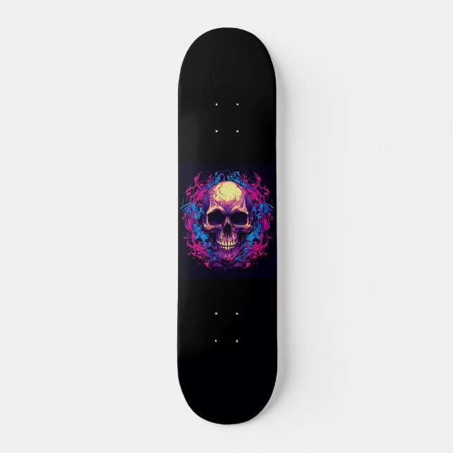 Skate Chama de Caveira (Frente)