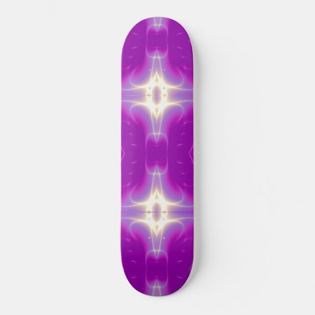 Skate CHAMA FRACTAL, rosa violeta púrpura (Frente)
