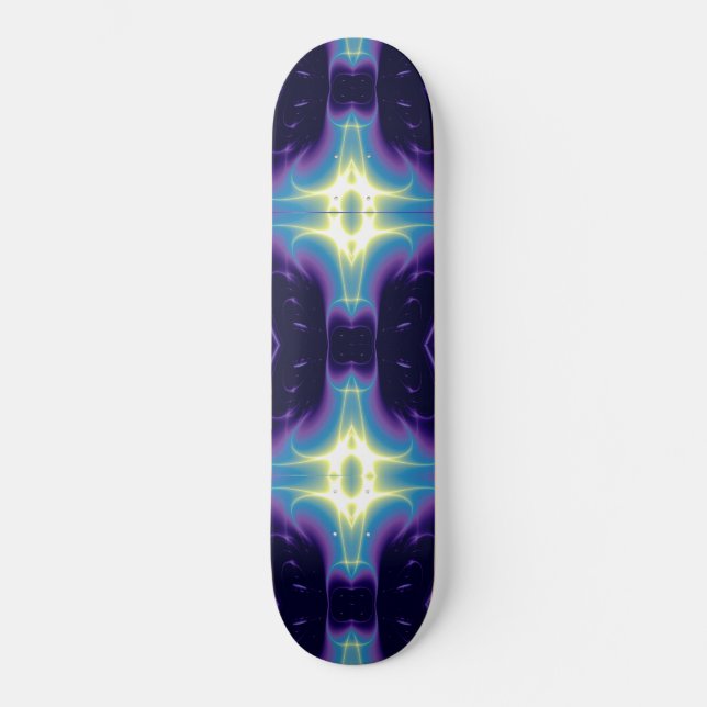 Skate CHAMA FRACTAL, violeta azul (Frente)