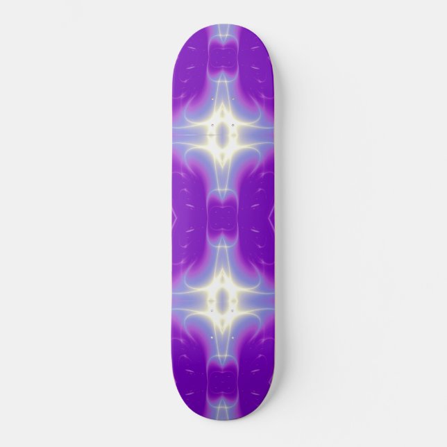 Skate CHAMA FRACTAL, violeta roxa (Frente)