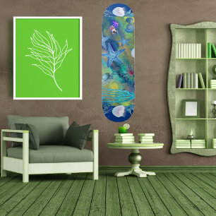 Skate Chamada de Marinha do Mar Azul Oceano Azul