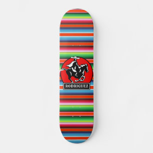 Skate Charro Horse, nome personalizado, sérvia mexicana 