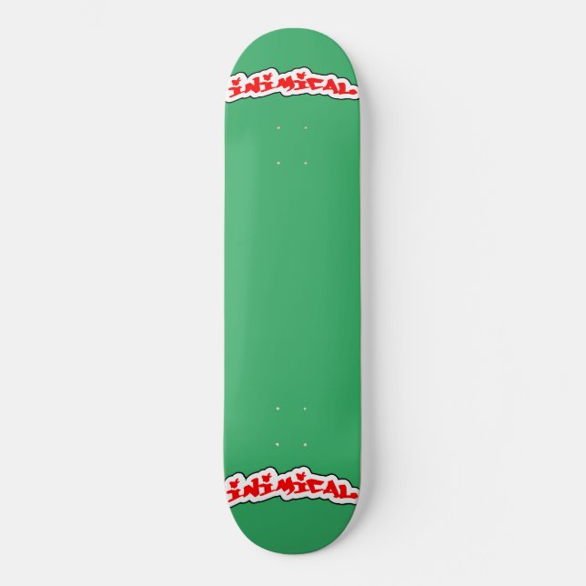 Skate Chave Croma Verde Perfeita Inimitada (Frente)