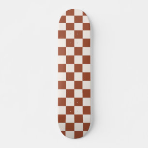 Skate Checar o quadro de verificação do Terracotta com v