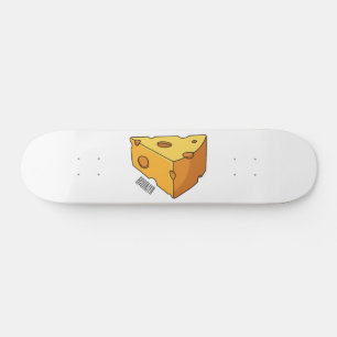 Skate Cheese cartoon illustration 