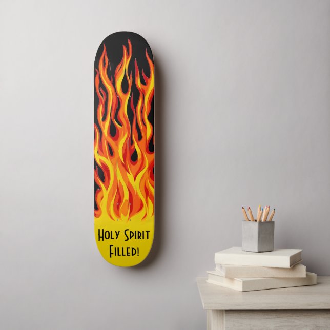 Skate Cheio do Espírito Santo! (Arte de parede)