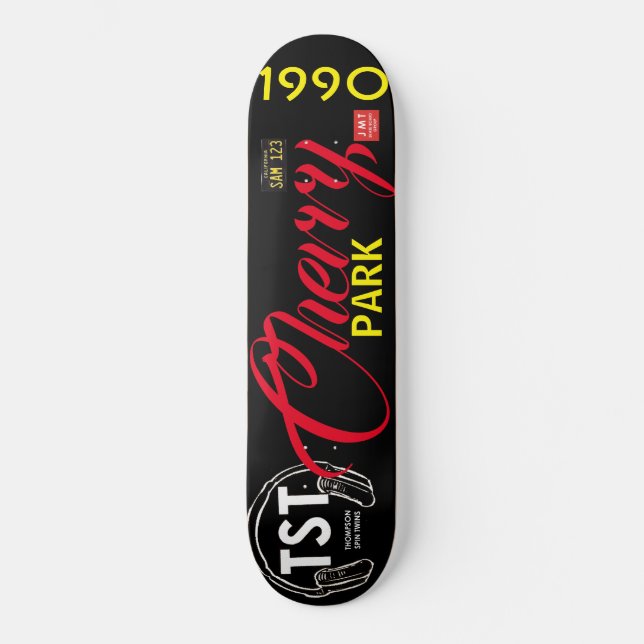 SKATE CHERRY PARK 1990 SKATEBOARD/ JMT EUA (Frente)