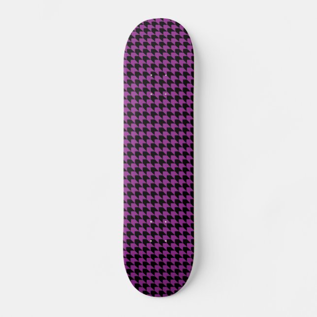 Skate Chevron Checks Plum e Black (Frente)