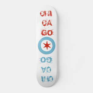 skate Chicago Flag