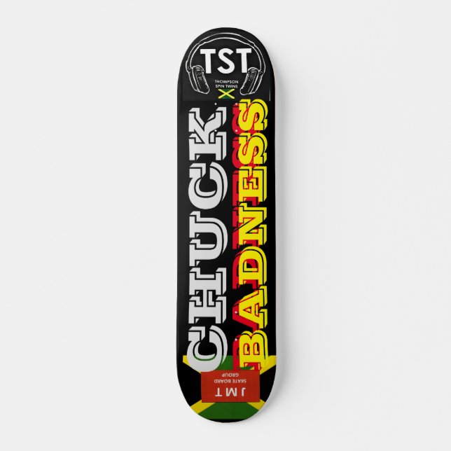 skate CHUCK BADNESS JMT, deck de 7¾" (Frente)